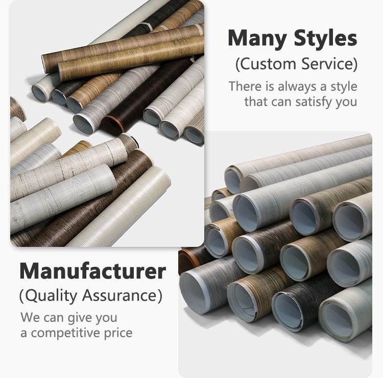 Wood Grain Texture PVC Membrane
